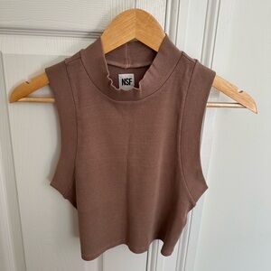 NSF Delphine Rib Tank in Tan
